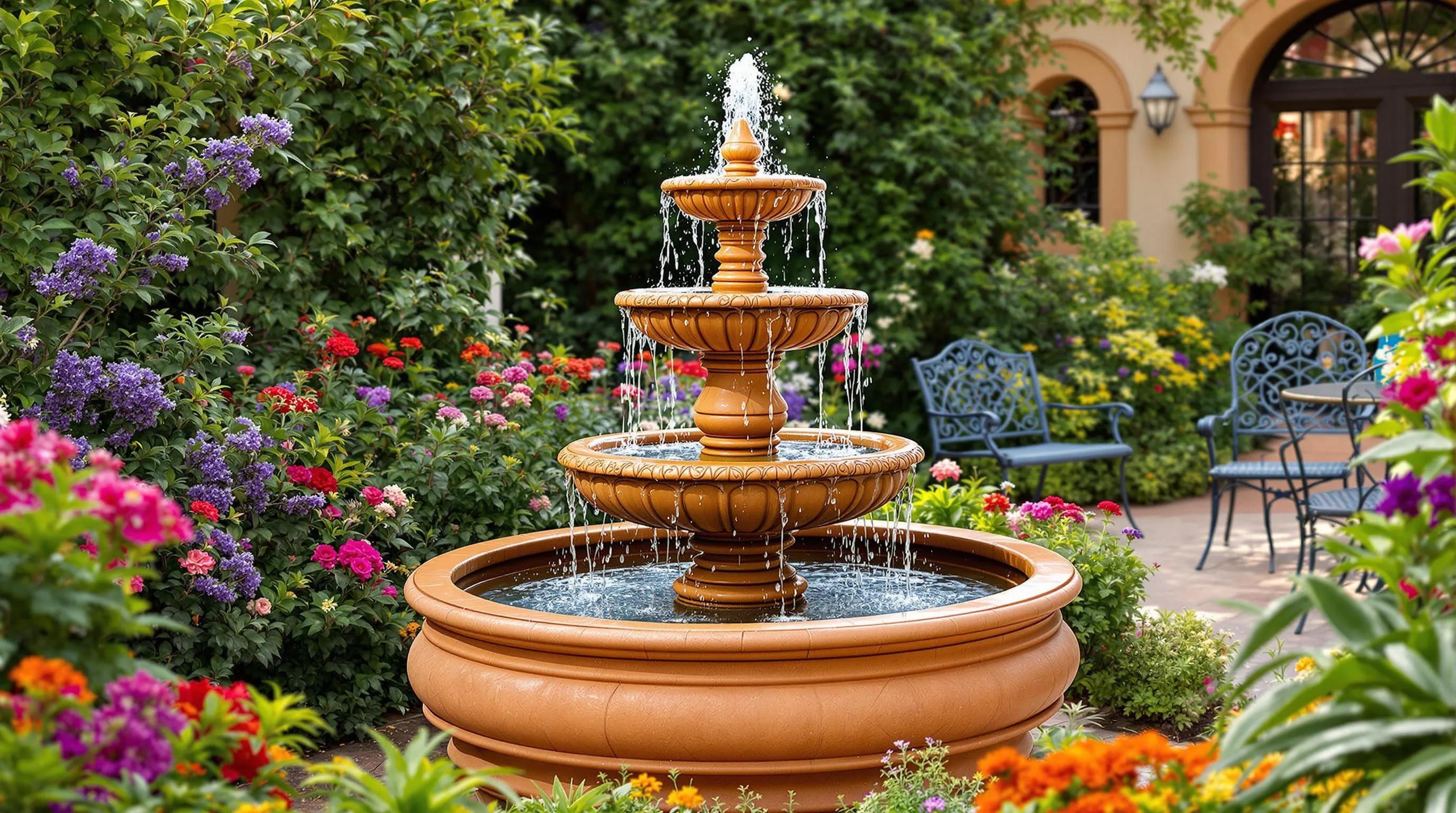 1 garden fountain ideas