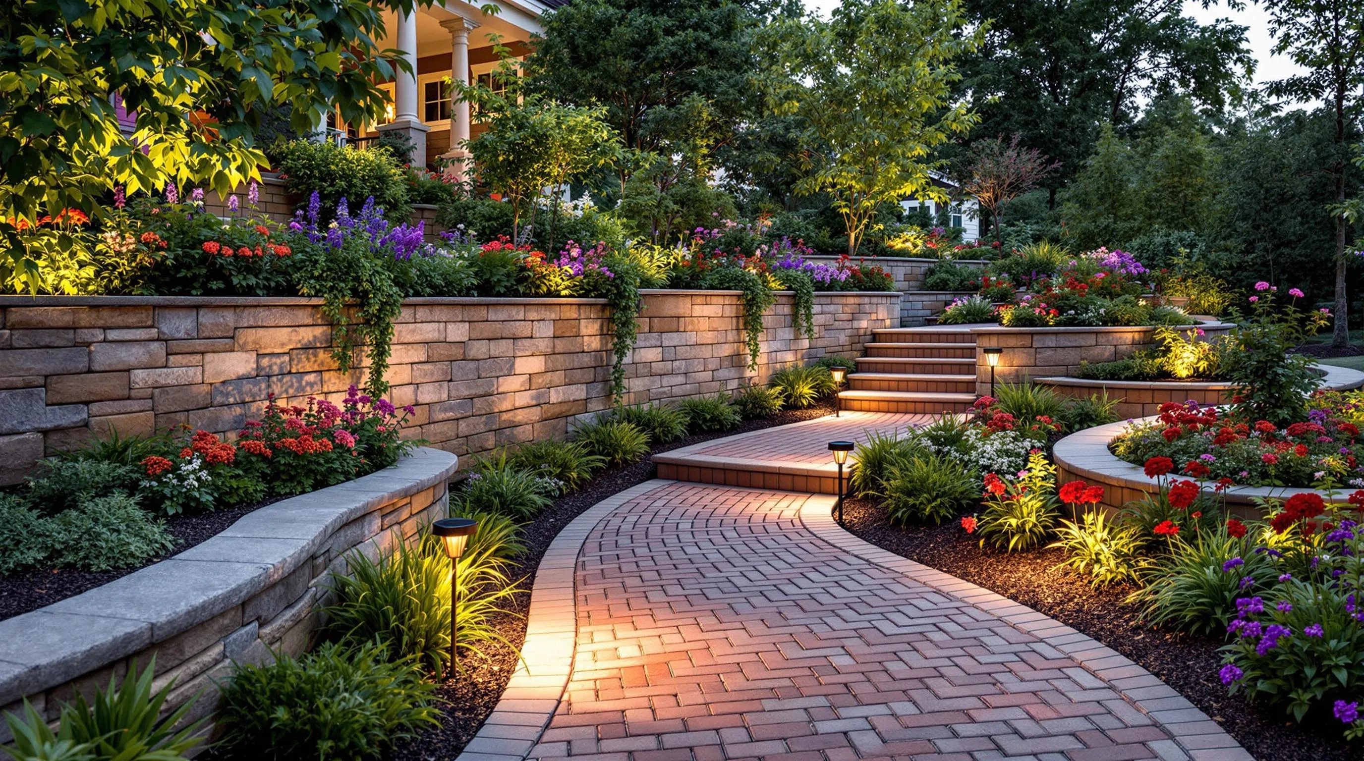 2 front yard landscaping ideas