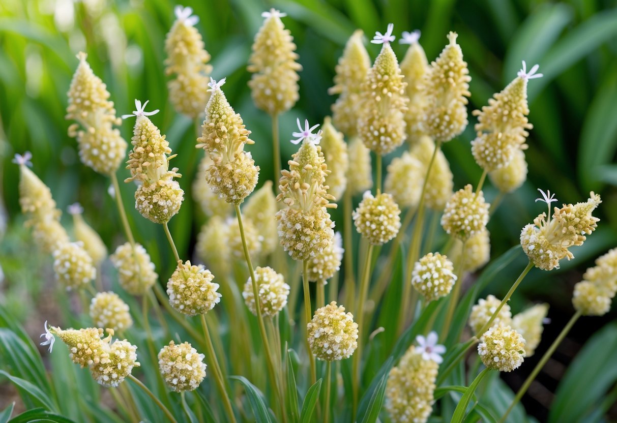 21+ Annual Flowers That Reseed: Easy Varieties for Effortless US Gardens 18 Close-up of ornamental millet annual flowers with seed clusters and green leaves in a natural outdoor setting.