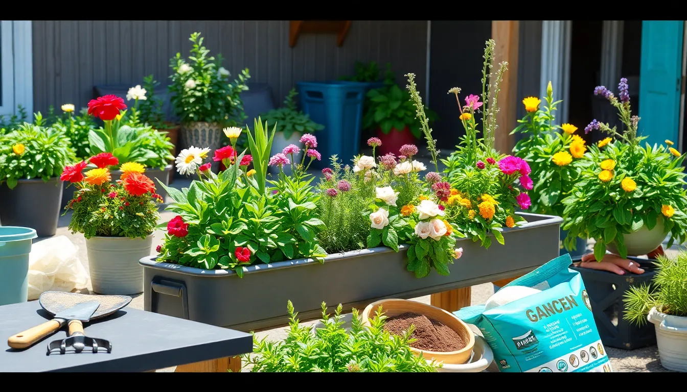 4 garden ideas using portable planters