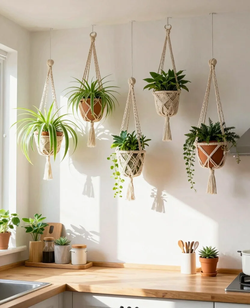 16 Indoor Plant Display Ideas Small Spaces Will Love 3. Hanging Planters 0