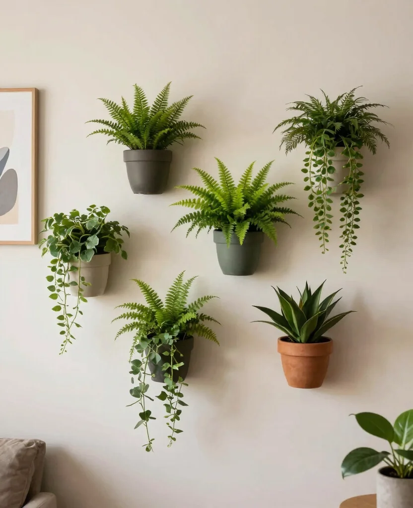 17 Indoor Plant Display Ideas to Refresh Your Living Space 6. Wall Mounted Planters 0