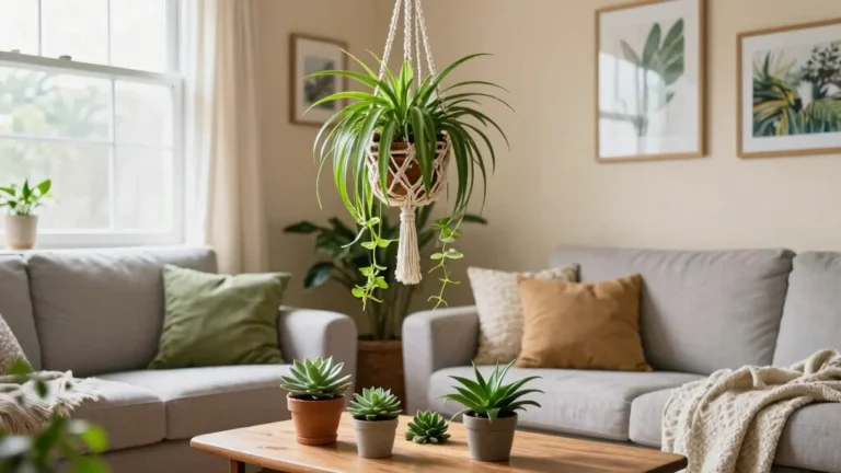 17 Spider Plant Display Ideas for a Stunning Green Look