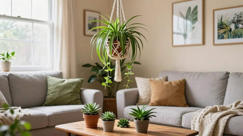 17 Spider Plant Display Ideas for a Stunning Green Look