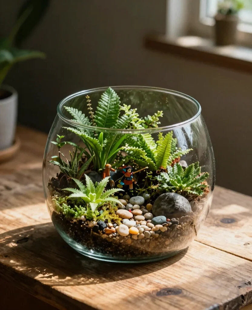 17 Unique Plant Display Ideas That Stand Out From the Rest 10. Plant Terrariums 0
