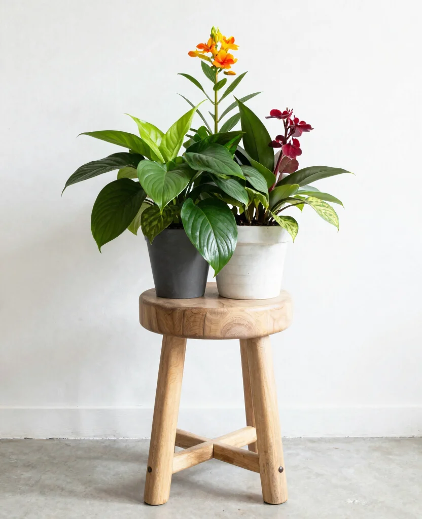 17 Unique Plant Display Ideas That Stand Out From the Rest 14. Unique Plant Stools 0