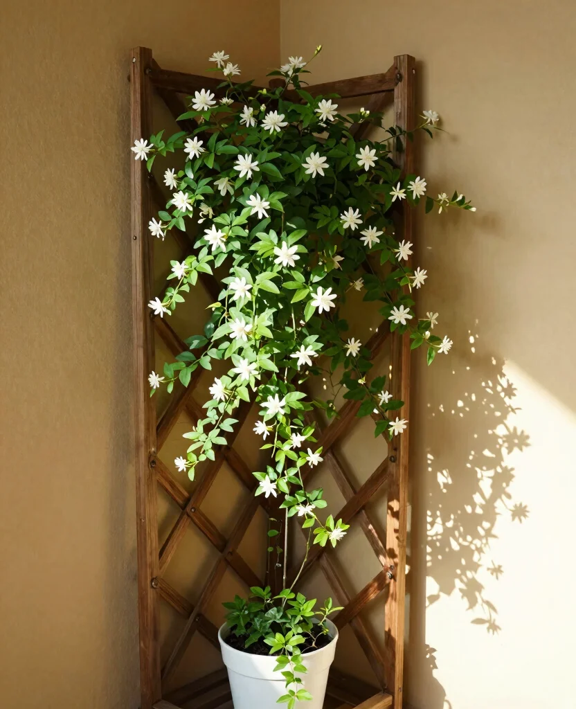 17 Unique Plant Display Ideas That Stand Out From the Rest 4. Indoor Garden Trellis 0