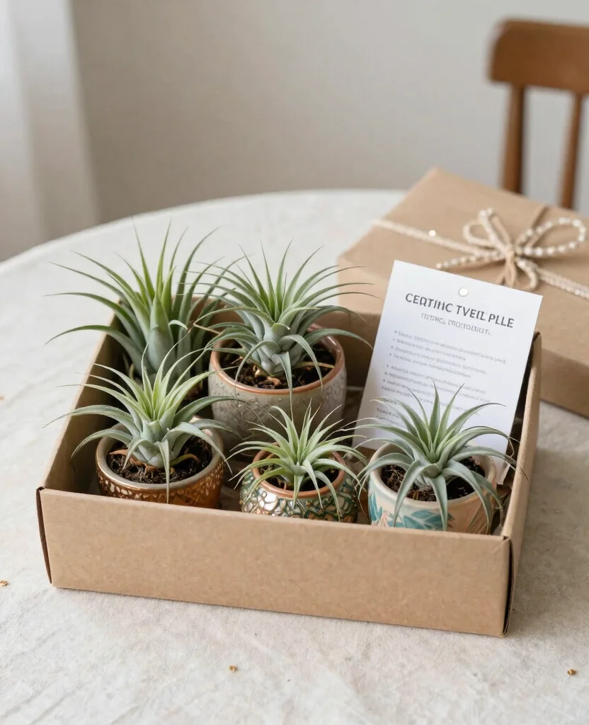 18 Air Plant Display Ideas for Bathroom Spa-Like Transformations 10 18 Air Plant Display Ideas for Bathroom Spa Like Transformations 9. Air Plant Gift Set 0