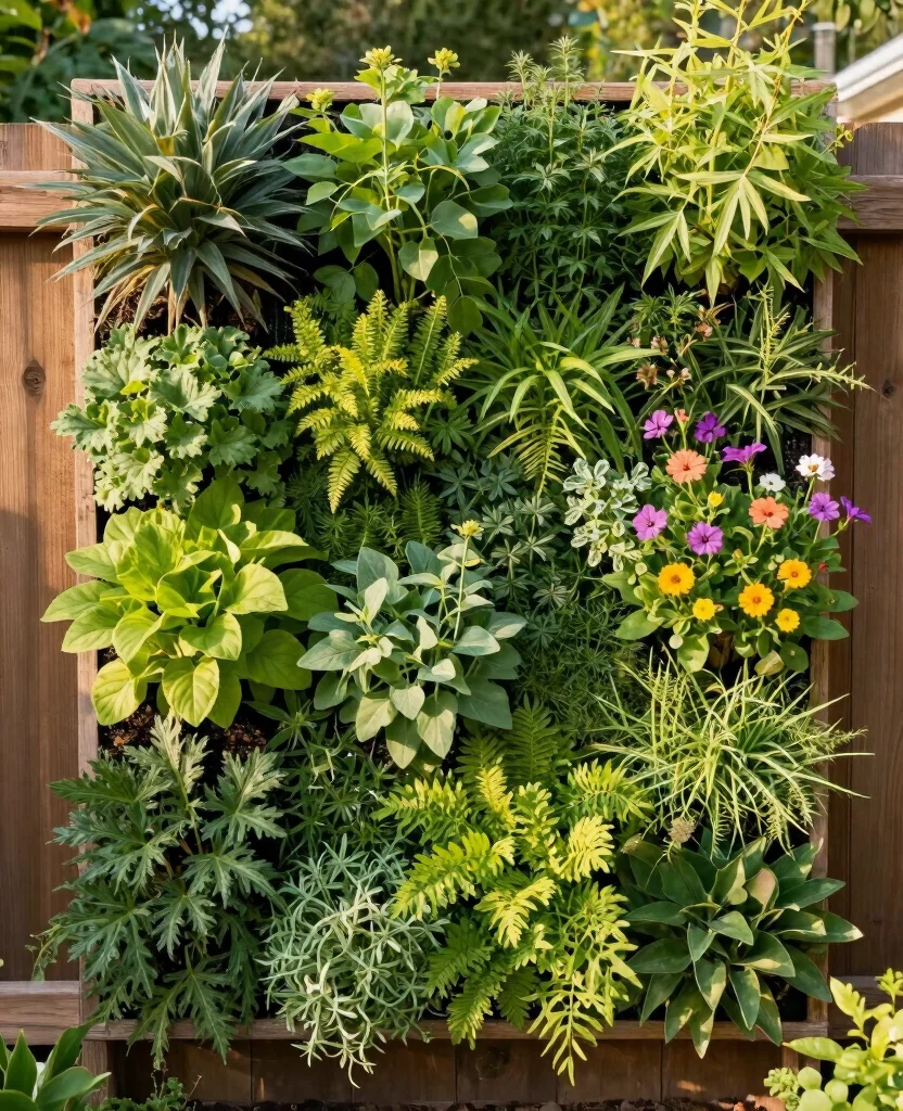 18 Outdoor Plant Display Ideas for Your Porch or Patio 1. Vertical Garden Panels 0