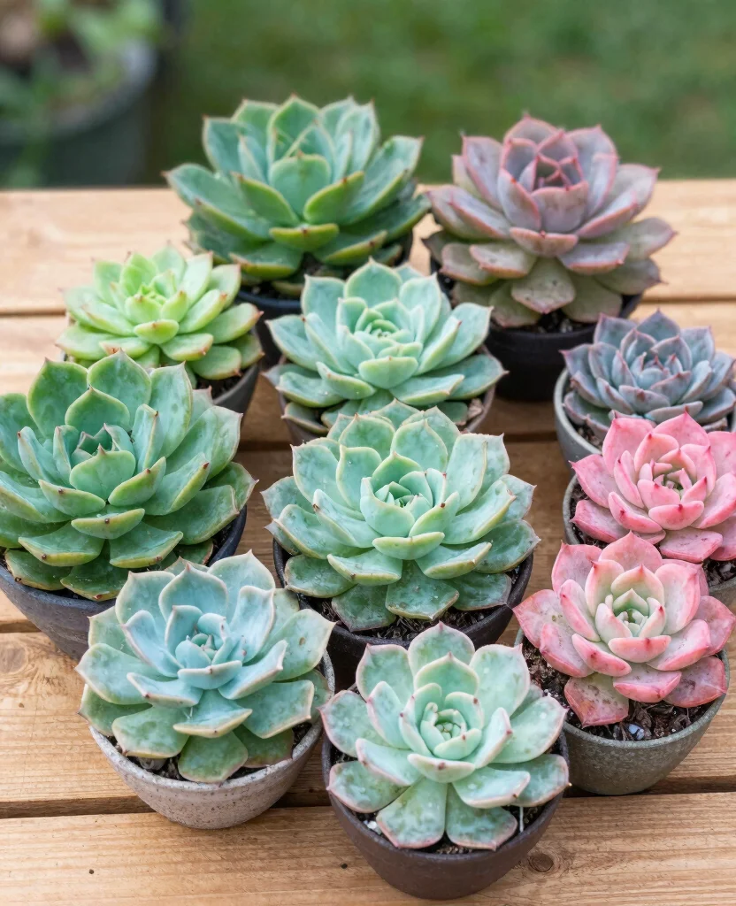 18 Outdoor Plant Display Ideas for Your Porch or Patio 13. Succulent Displays 0