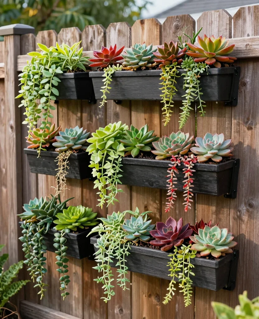 18 Outdoor Plant Display Ideas for Your Porch or Patio 5. Wall Mounted Planters 0