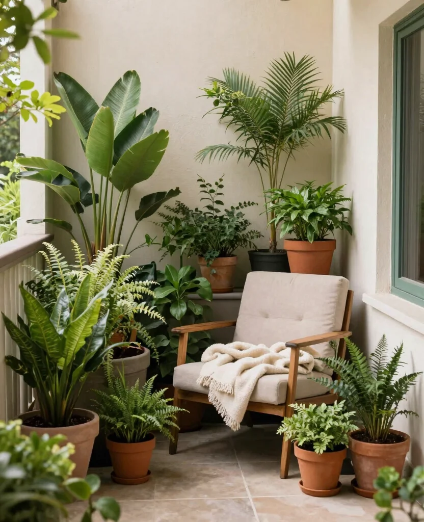 18 Outdoor Plant Display Ideas for Your Porch or Patio 6. Corner Plant Nooks 0