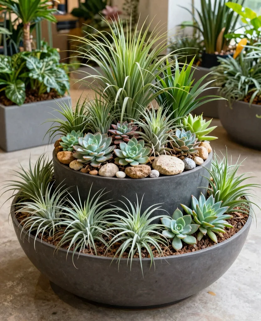 19 Air Plant Display Ideas DIY Projects You Can Do Today 19 19 Air Plant Display Ideas DIY Projects You Can Do Today 18. Air Plant Succulent Mix 0