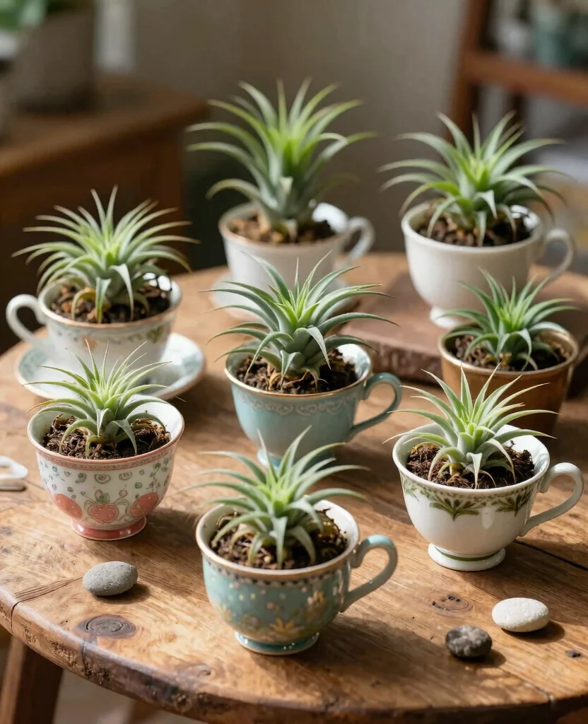 19 Air Plant Display Ideas DIY Projects You Can Do Today 6 19 Air Plant Display Ideas DIY Projects You Can Do Today 5. Vintage Teacup Planters 0
