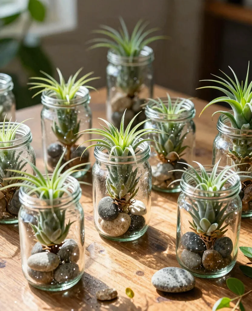 19 Air Plant Display Ideas DIY Projects You Can Do Today 9 19 Air Plant Display Ideas DIY Projects You Can Do Today 8. Upcycled Glass Jars 0