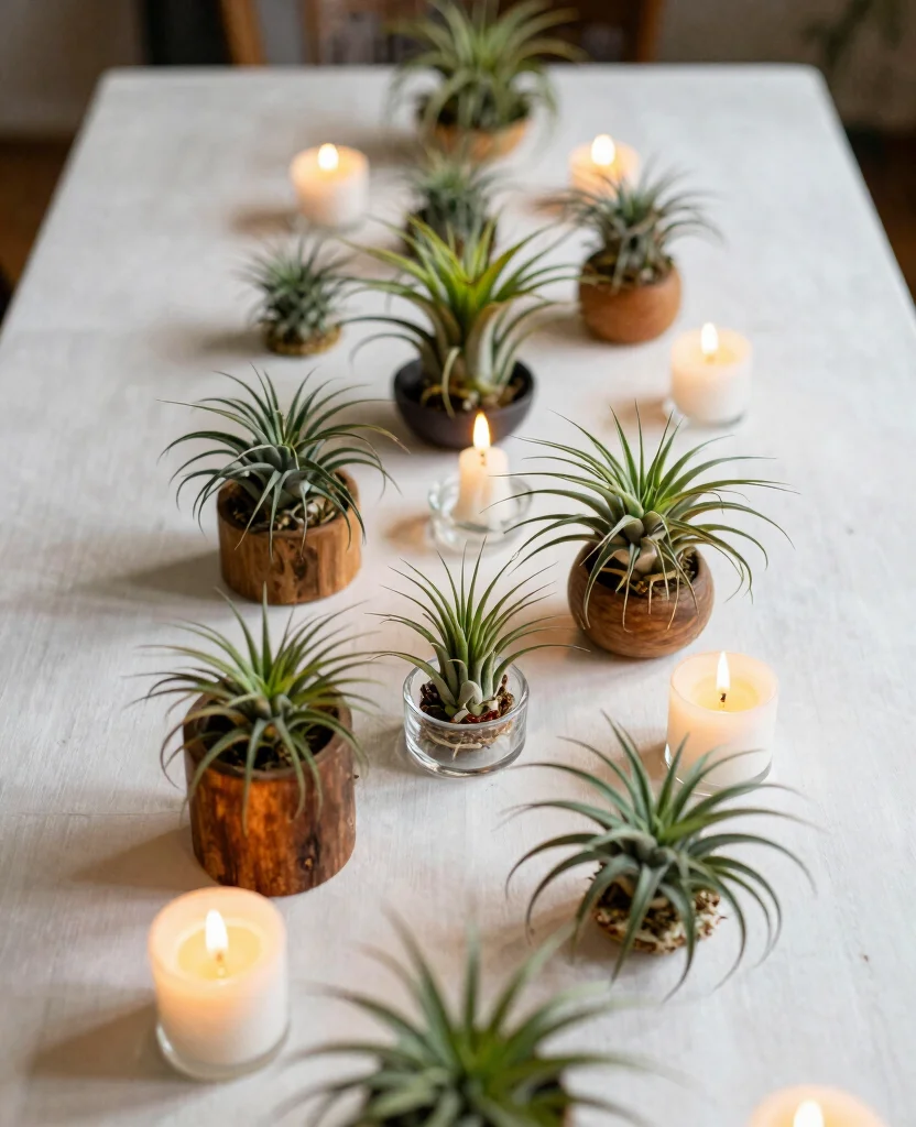 19 Air Plant Display Ideas Unique and Artistic Styles 12. Air Plant Candle Holders 0
