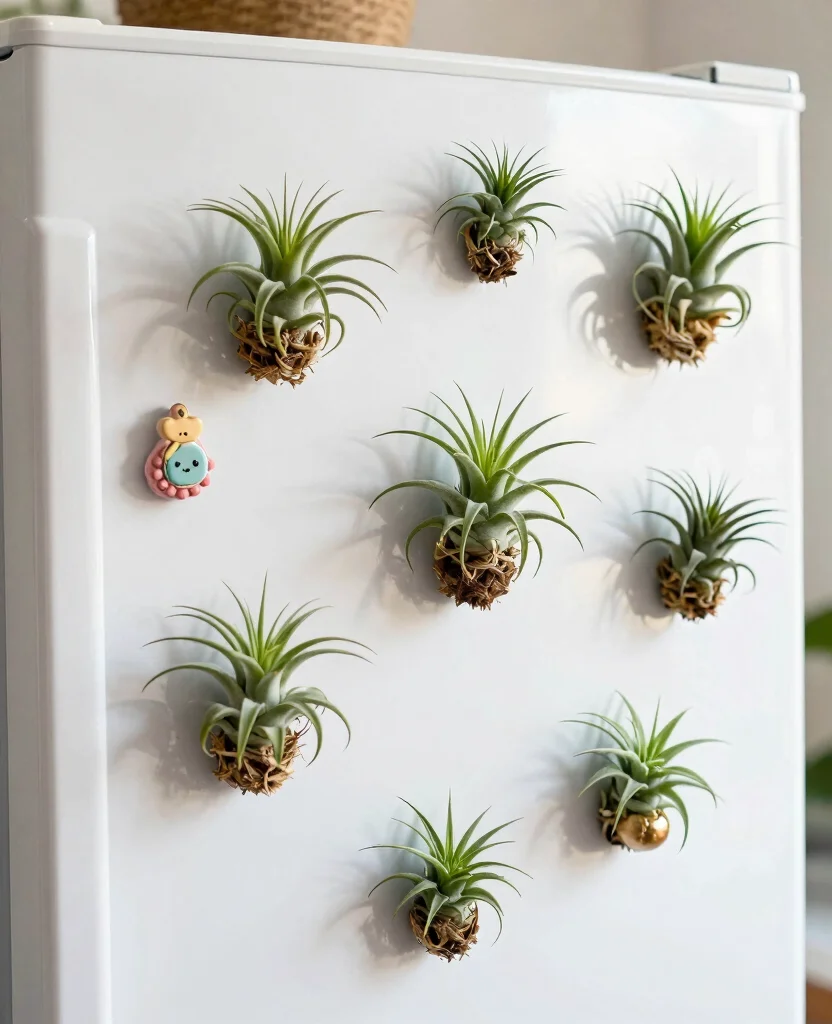 19 Air Plant Display Ideas Unique and Artistic Styles 15. Air Plant Magnets 0