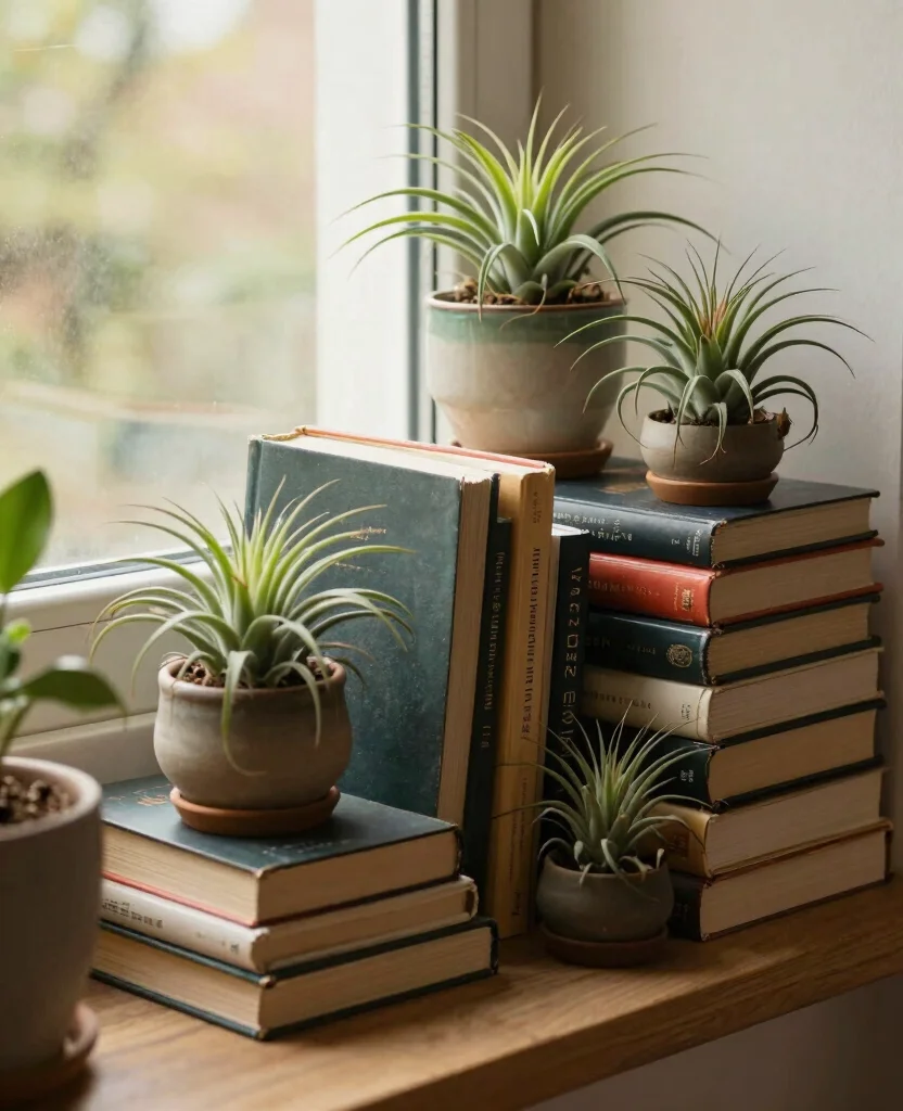 19 Air Plant Display Ideas Unique and Artistic Styles 16. Air Plant Bookends 0