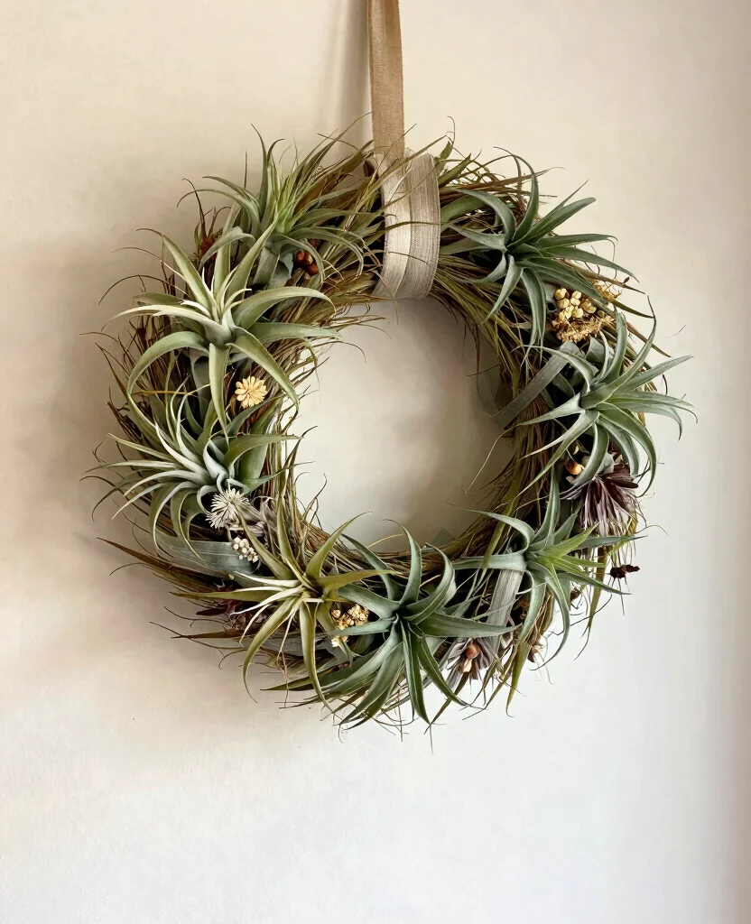 19 Air Plant Display Ideas Unique and Artistic Styles 9. Air Plant Wreaths 0