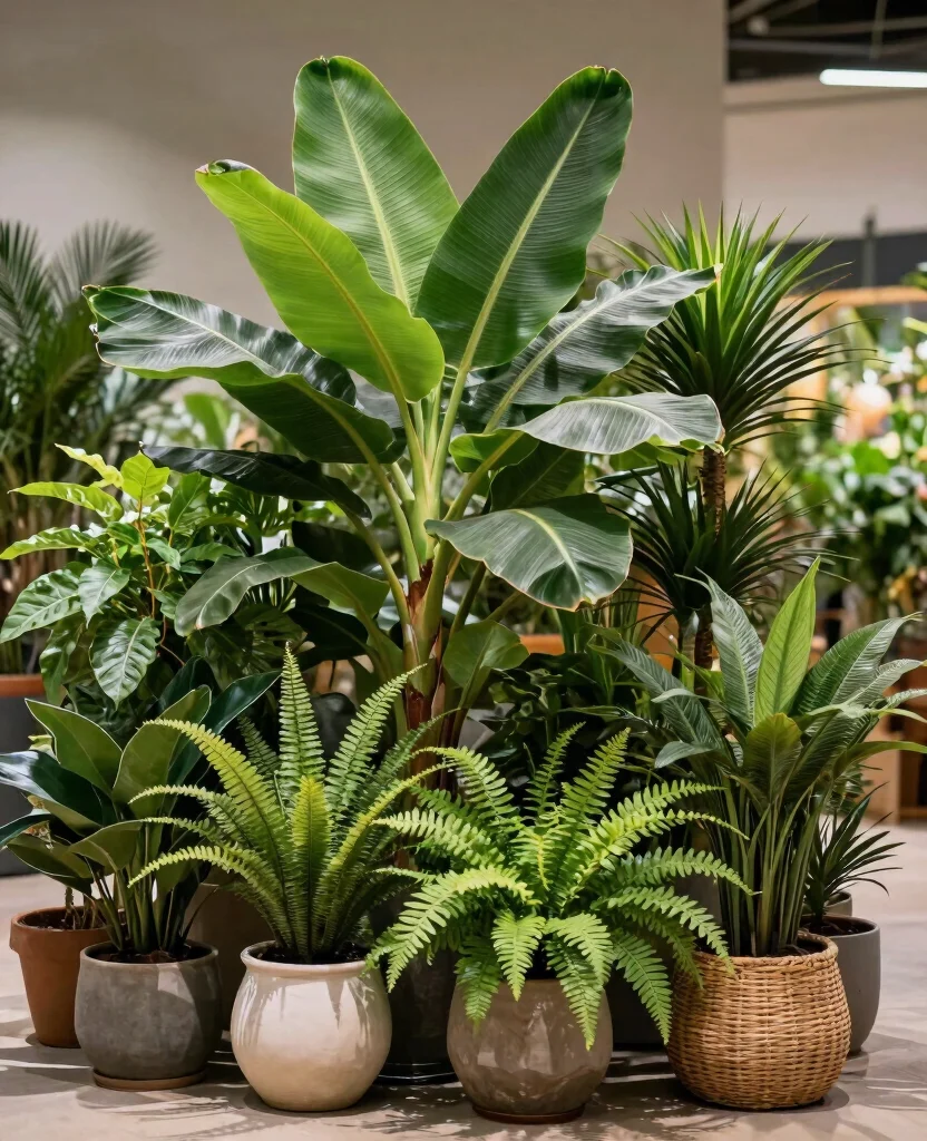 19 Large Plant Display Indoor Tips for Massive Greenery 10. Incorporate Different Textures 0