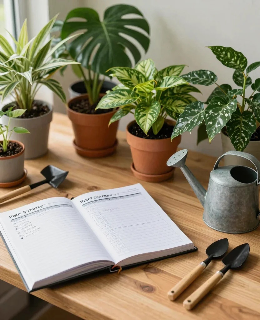 19 Large Plant Display Indoor Tips for Massive Greenery 16. Create a Plant Care Schedule 0