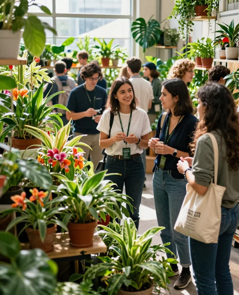19 Large Plant Display Indoor Tips for Massive Greenery 18. Engage with Plant Communities 0