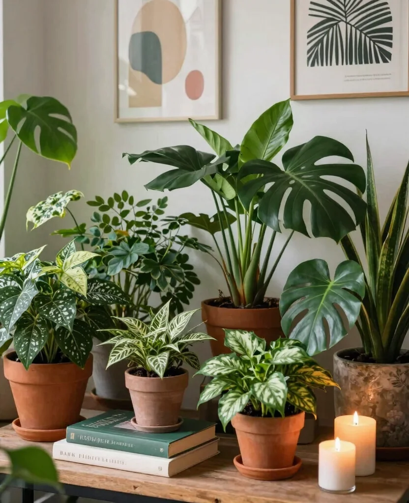 19 Large Plant Display Indoor Tips for Massive Greenery 19. Personalize with Decor 0