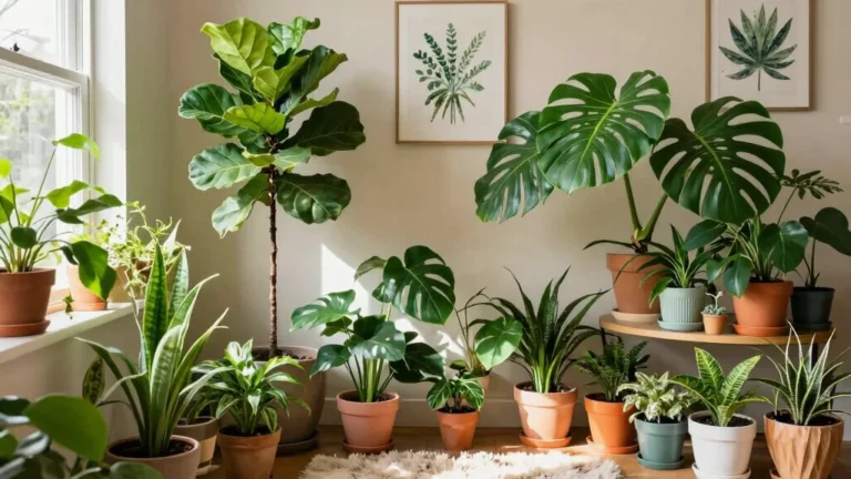 19 Large Plant Display Indoor Tips for Massive Greenery