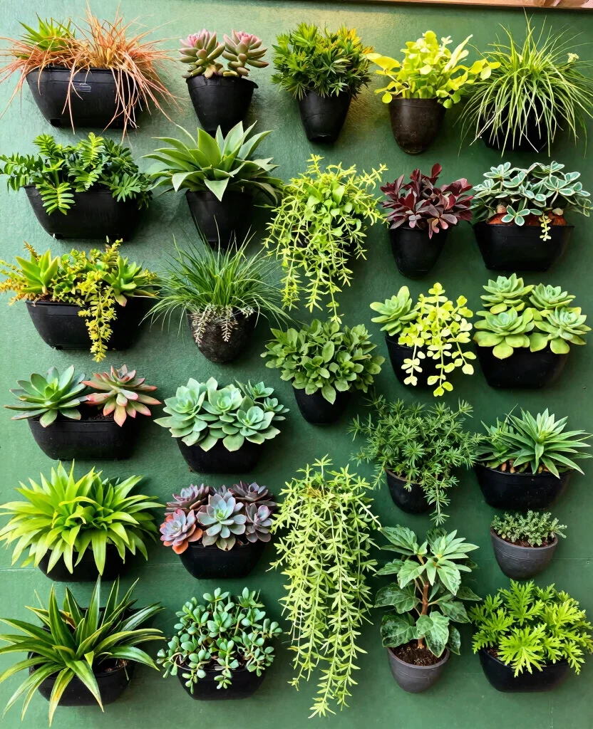 20 Creative Plant Display Indoor Setups for Art Lovers 2. Vertical Garden Wall 0