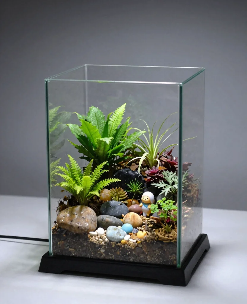 20 Creative Plant Display Indoor Setups for Art Lovers 9. Terrarium Art 0