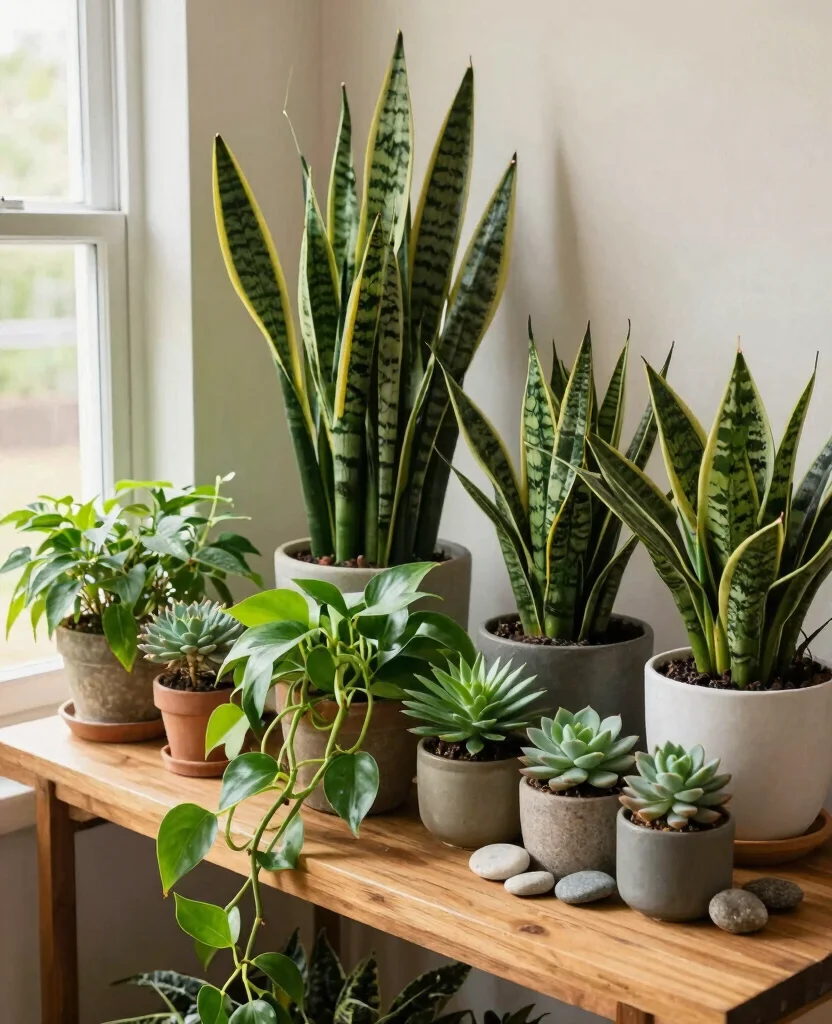 20 House Plant Display Ideas for a Lush Indoor Jungle 11. Grouping Plants 0