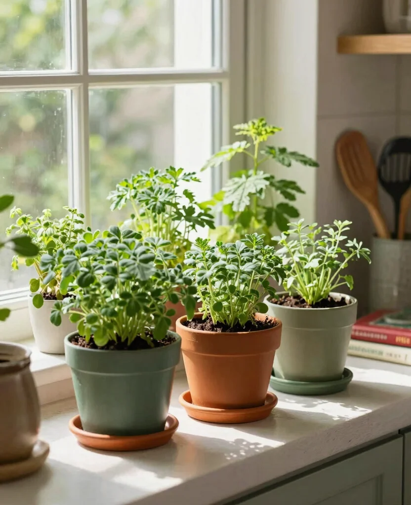 20 House Plant Display Ideas for a Lush Indoor Jungle 14. Edible Indoor Gardens 0