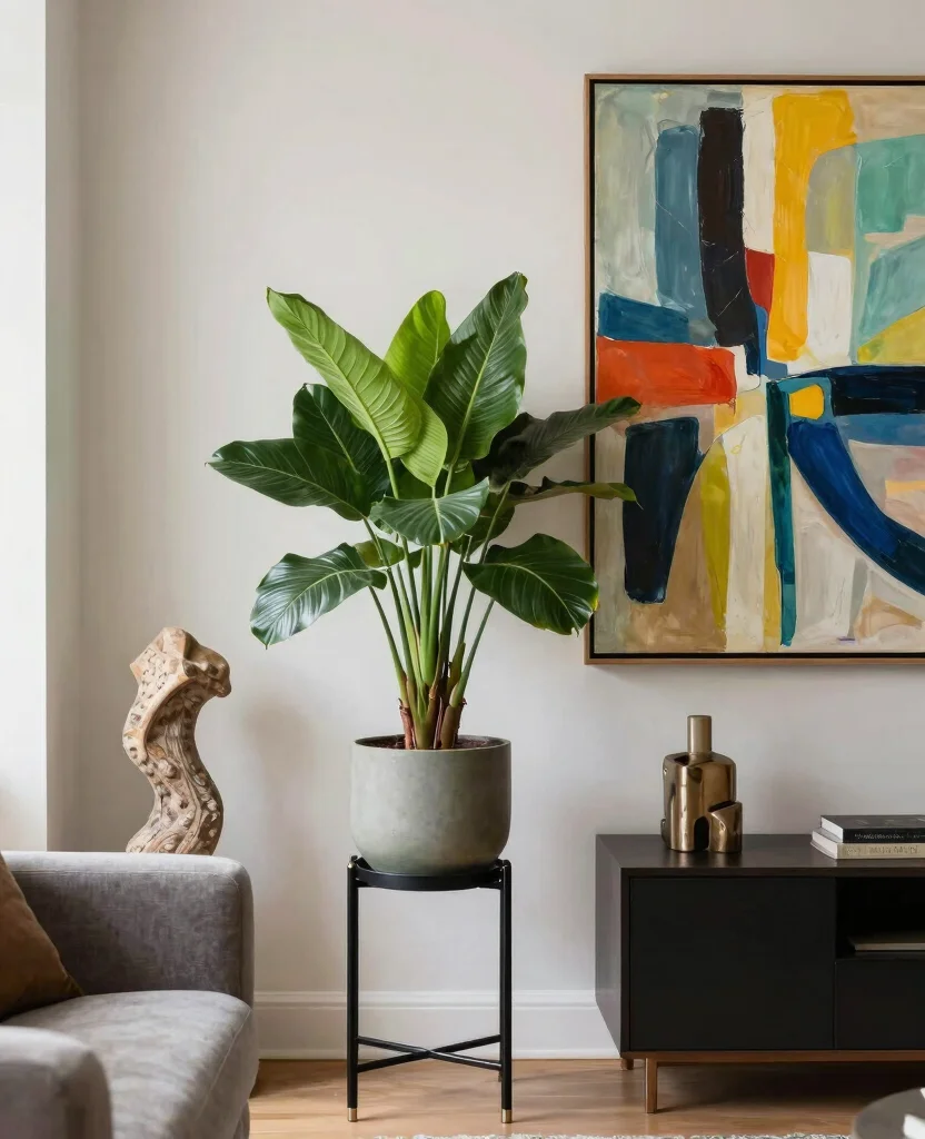 20 House Plant Display Ideas for a Lush Indoor Jungle 16. Artistic Displays 0
