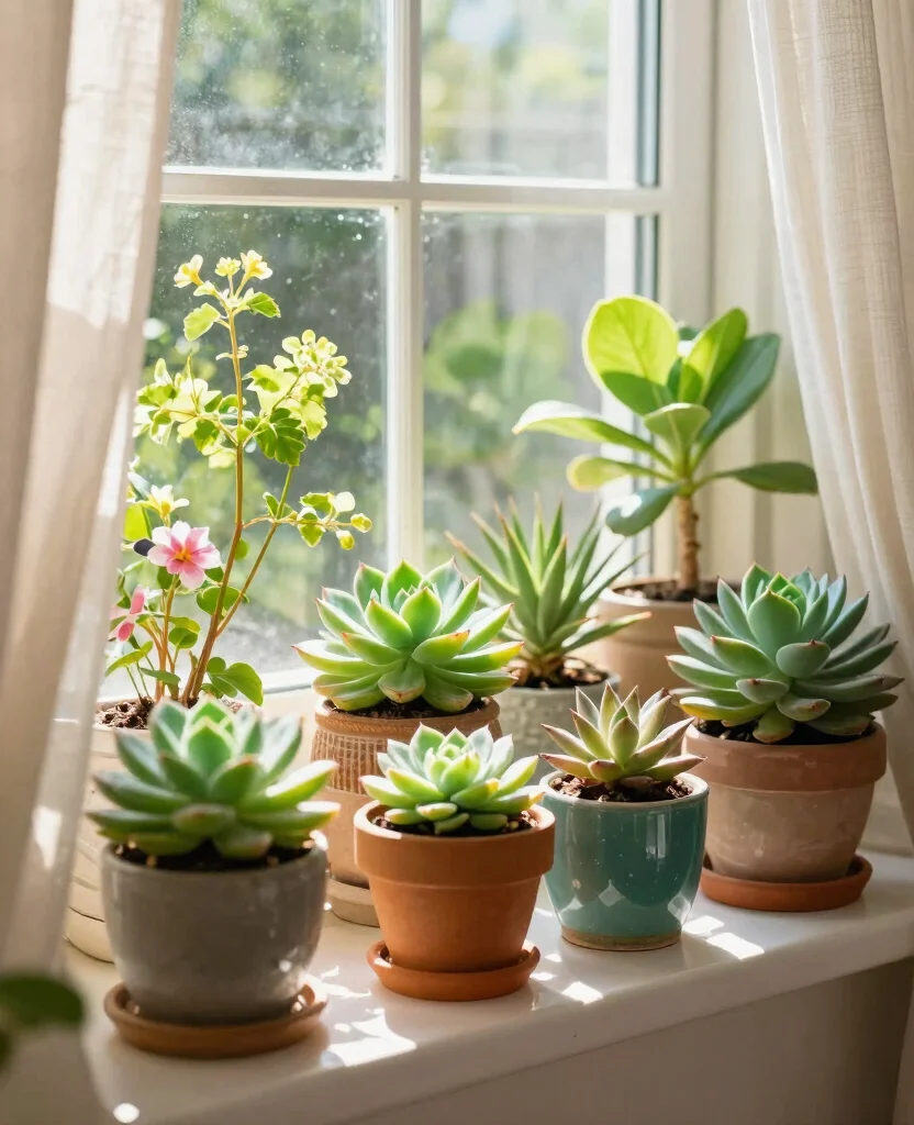 20 House Plant Display Ideas for a Lush Indoor Jungle 6. Window Sills 0