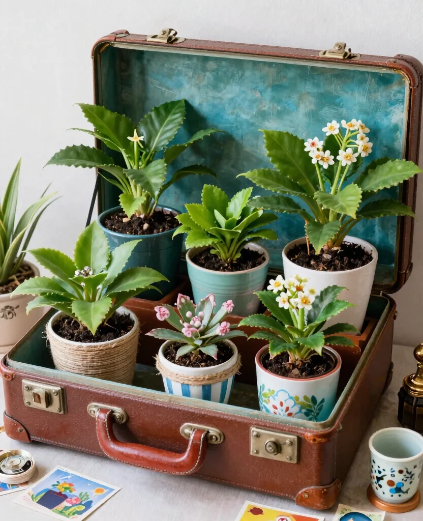 20 Hoya Plant Display Ideas Every Collector Needs to See 5 20 Hoya Plant Display Ideas Every Collector Needs to See 4. Vintage Suitcase Display 0