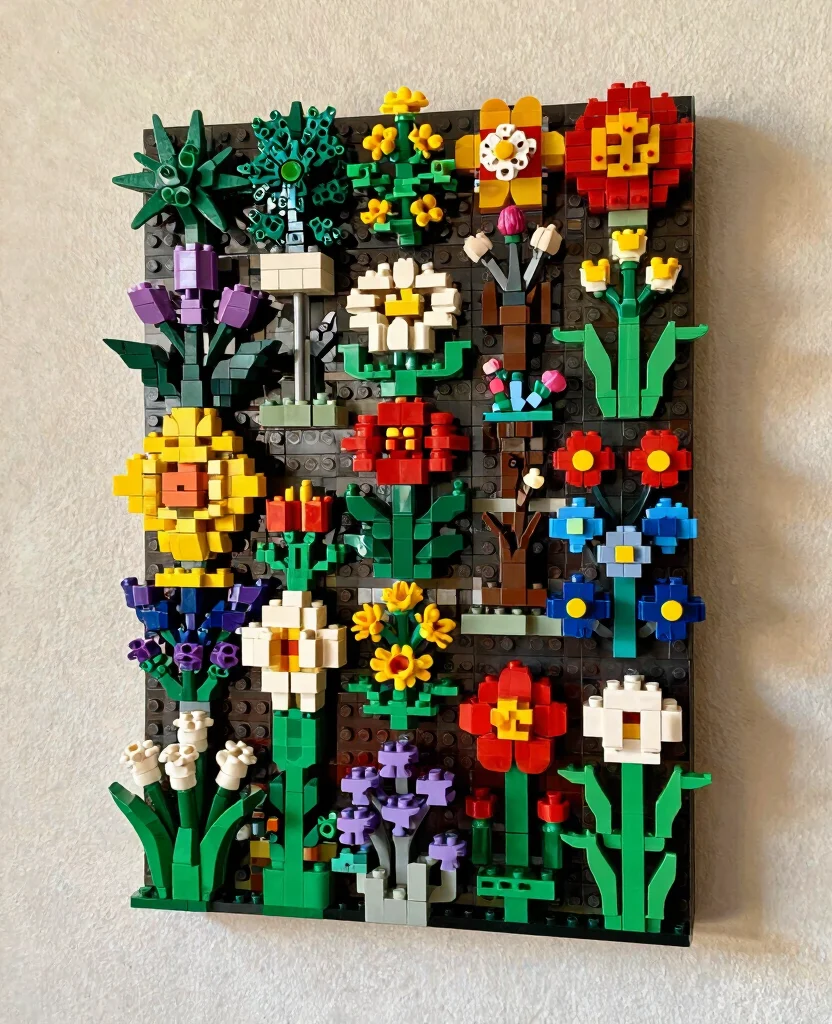 20 LEGO Plant Display Ideas for the Ultimate Botanical Collection 4 20 LEGO Plant Display Ideas for the Ultimate Botanical Collection 3. Vertical Garden Wall 0