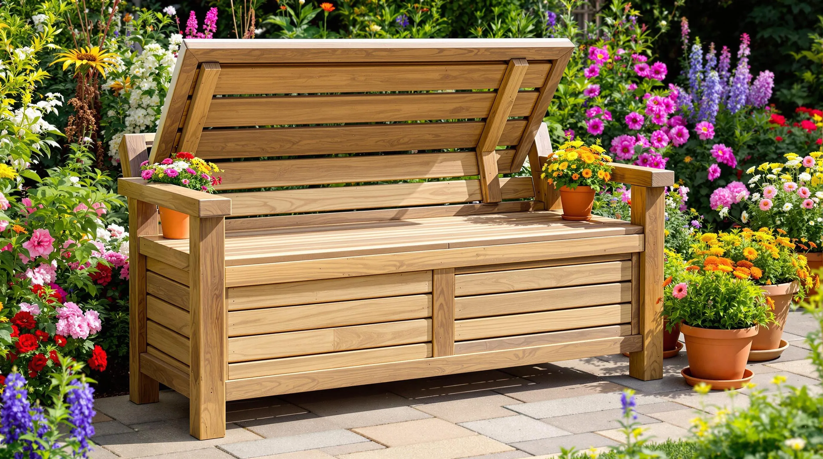 15 Stunning Garden Bench Ideas to Transform Your Outdoor Space 4 3 garden bench ideas
