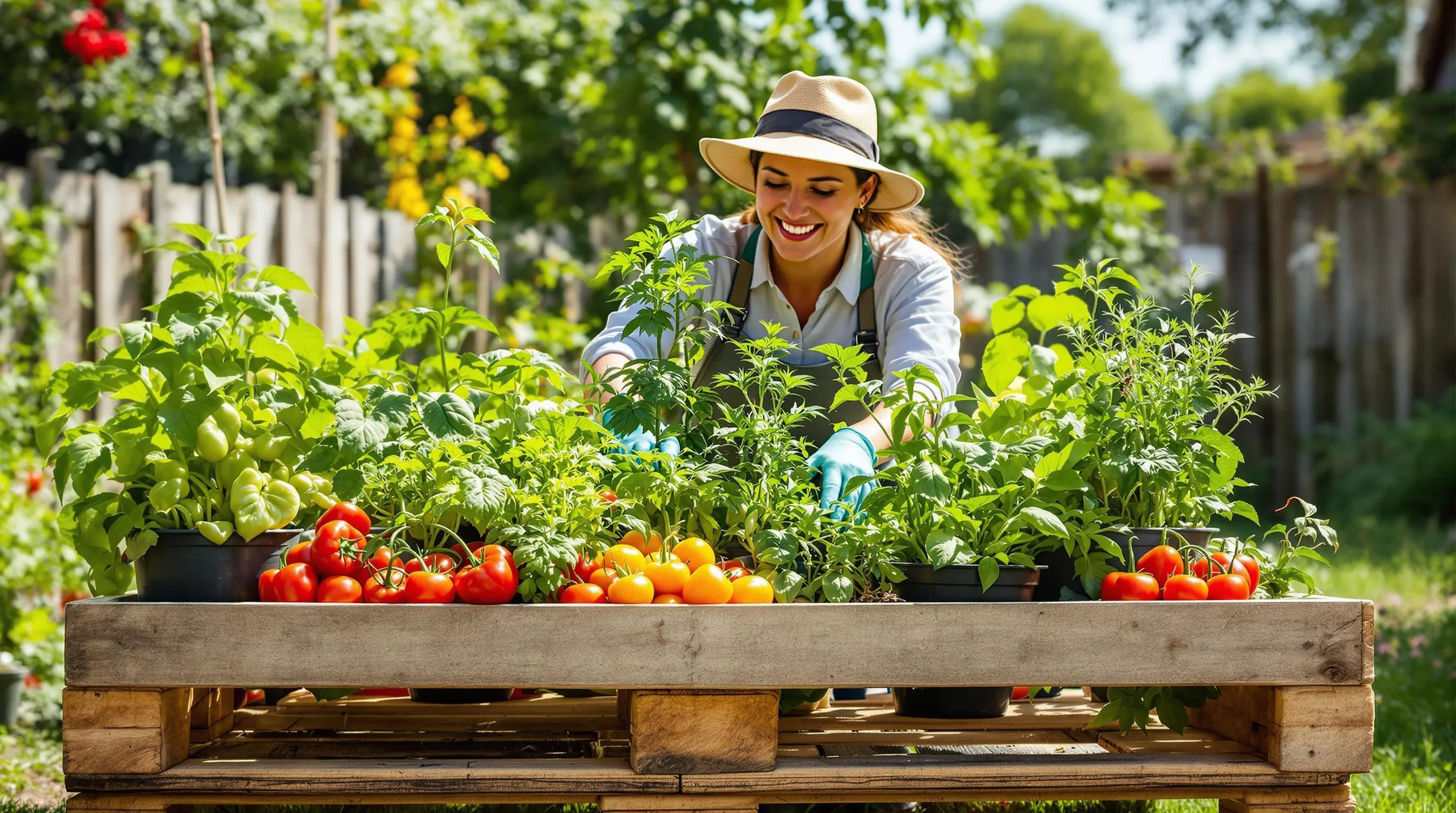 15 DIY Pallet Garden Ideas for Growing Vegetables in Small Spaces 6 4 pallet garden ideas for vegetables