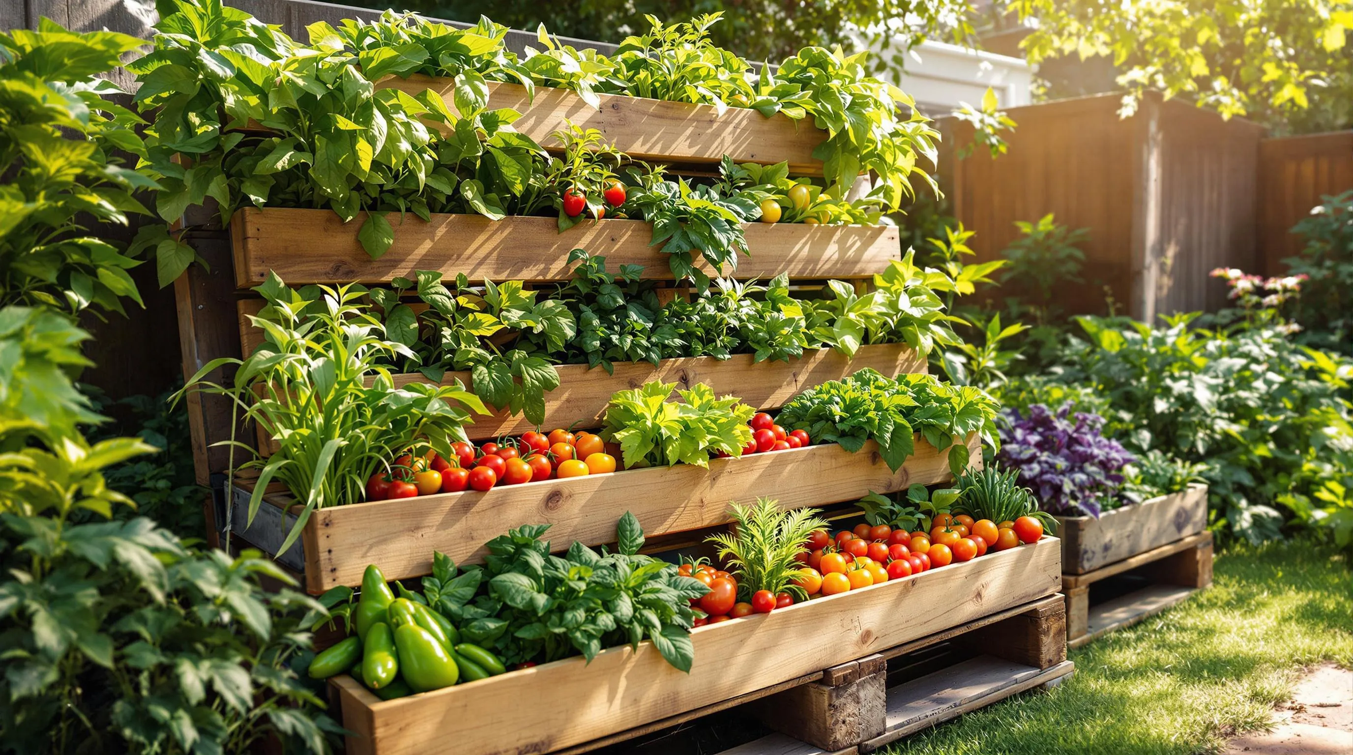 15 DIY Pallet Garden Ideas for Growing Vegetables in Small Spaces 7 5 pallet garden ideas for vegetables