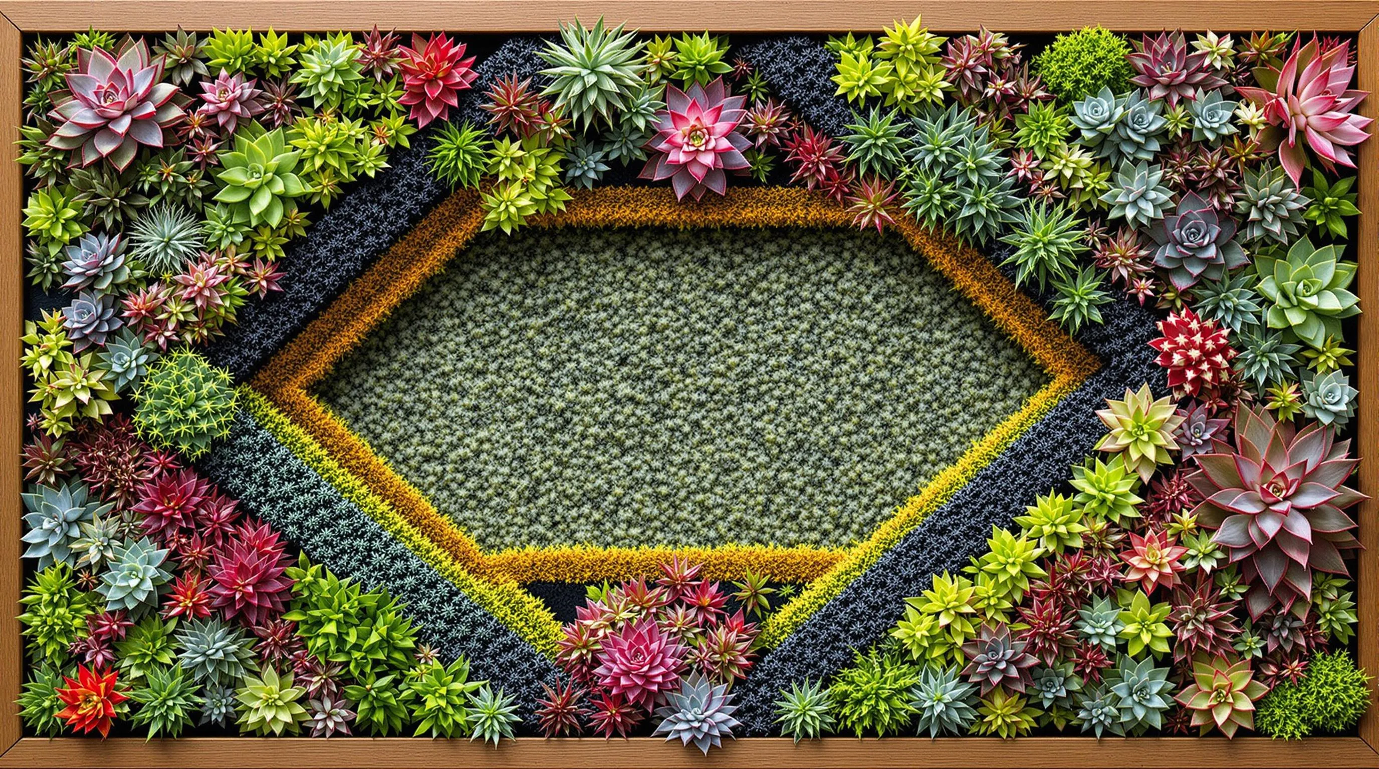 5 succulent wall frame garden ideas