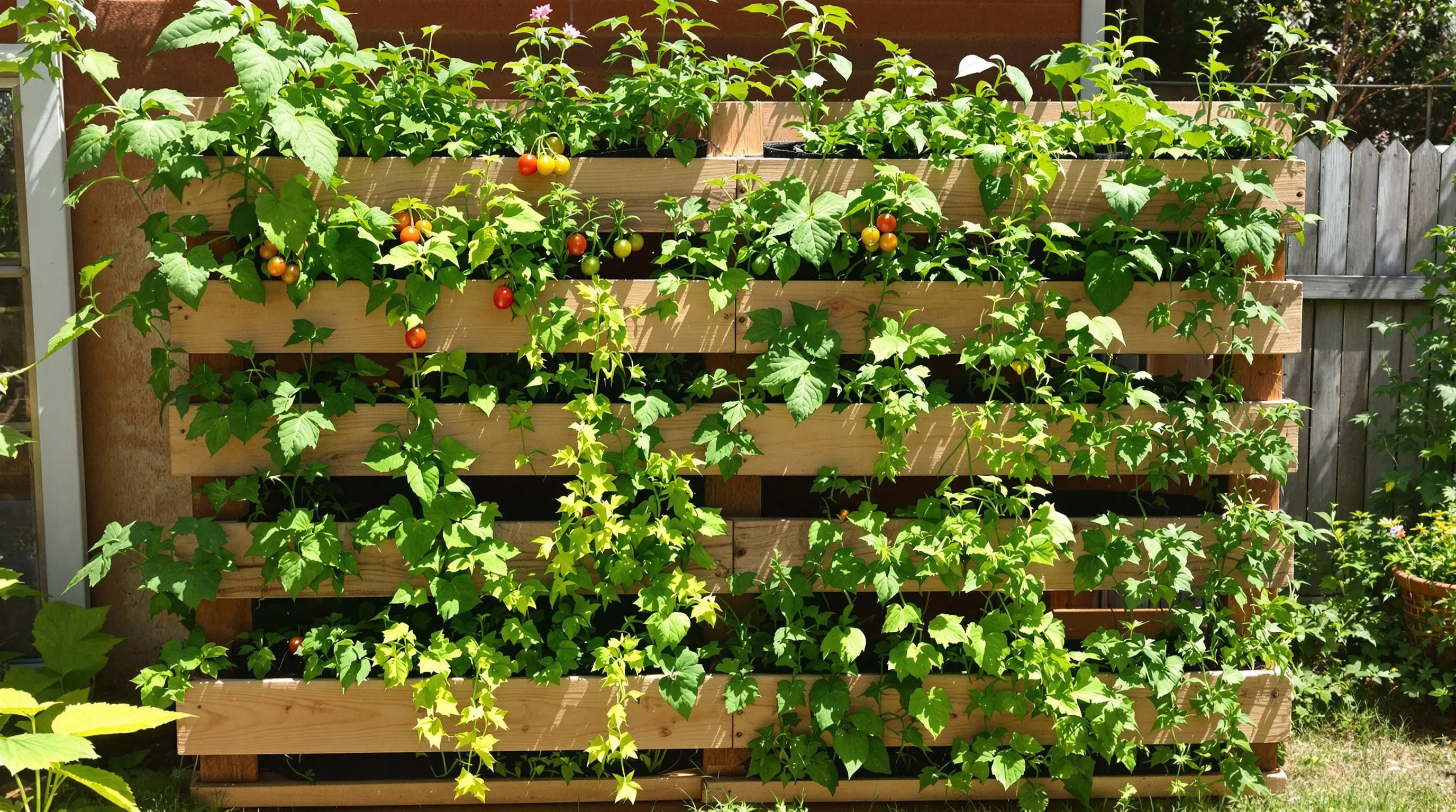 10 Space-Saving Vertical Pallet Garden Ideas for Urban Dwellers 7 5 vertical pallet garden ideas