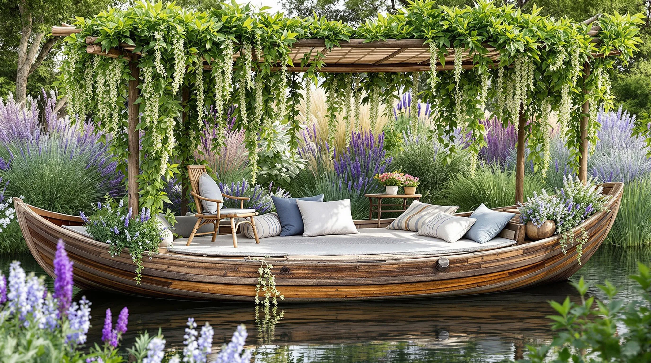 10 Creative Garden Ideas for Repurposing Old Boats into Stunning Backyard Features 8 6 garden ideas for repurposing old boats