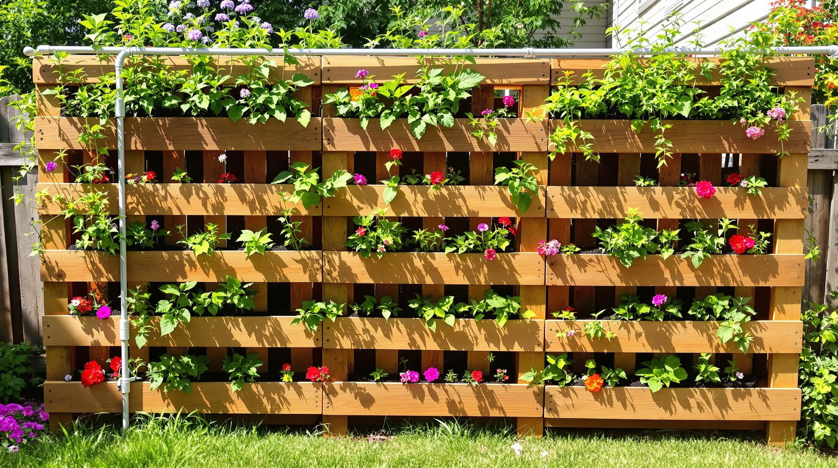 10 Space-Saving Vertical Pallet Garden Ideas for Urban Dwellers 10 8 vertical pallet garden ideas