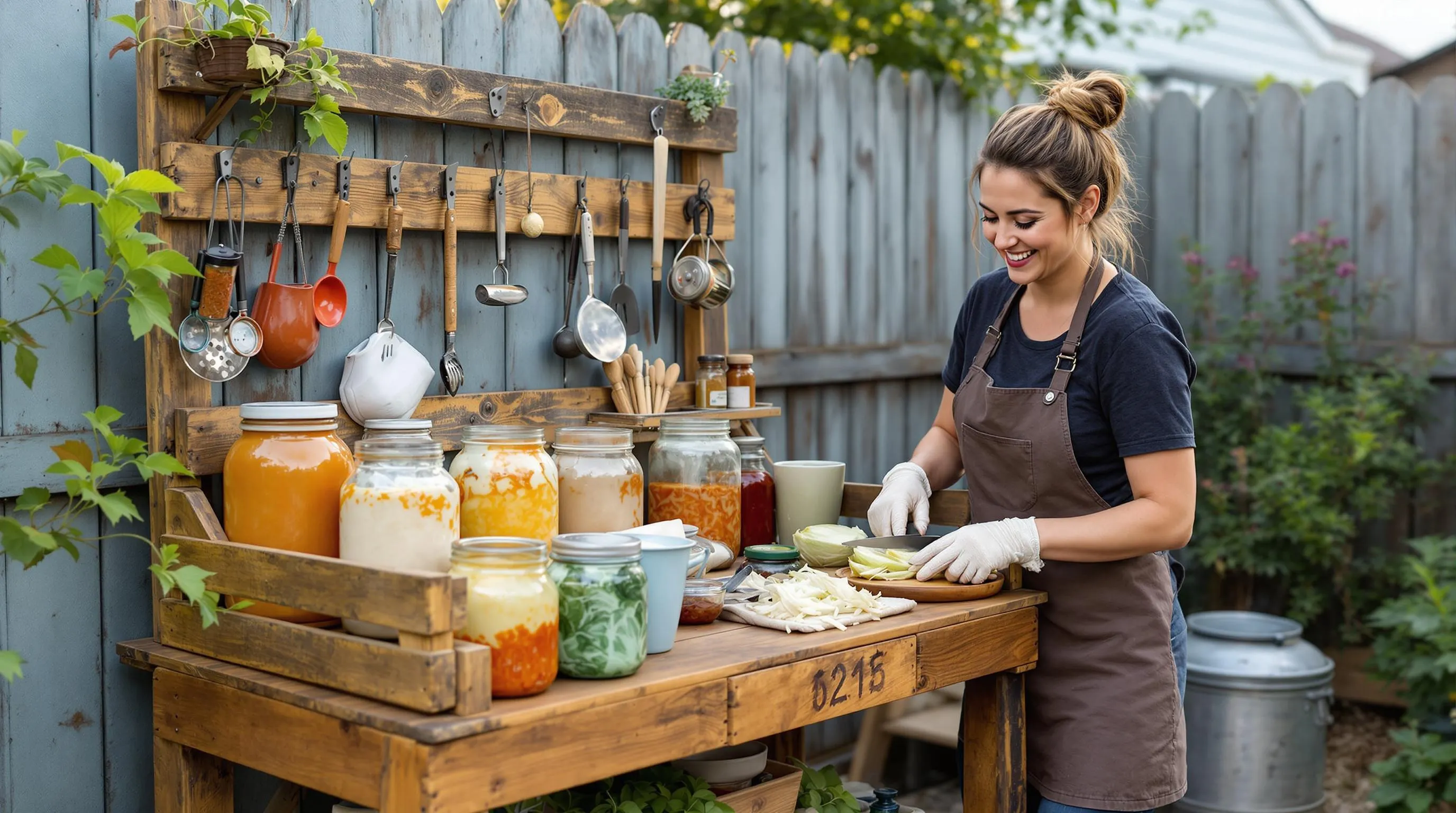 1 backyard fermentation station ideas