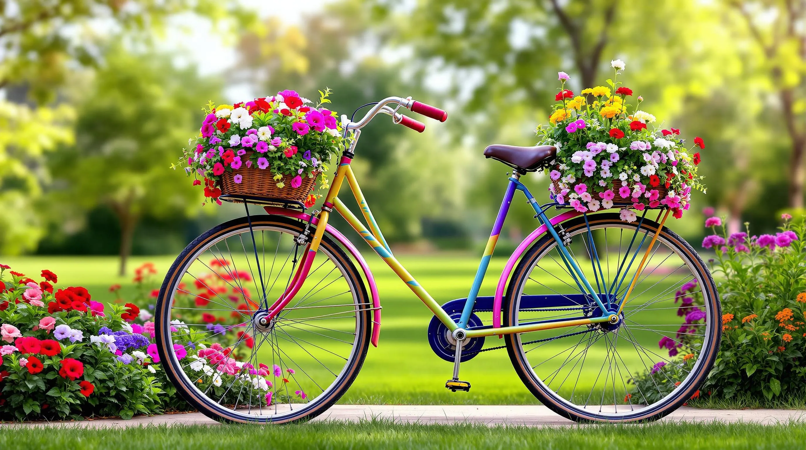 1 bicycle planter ideas