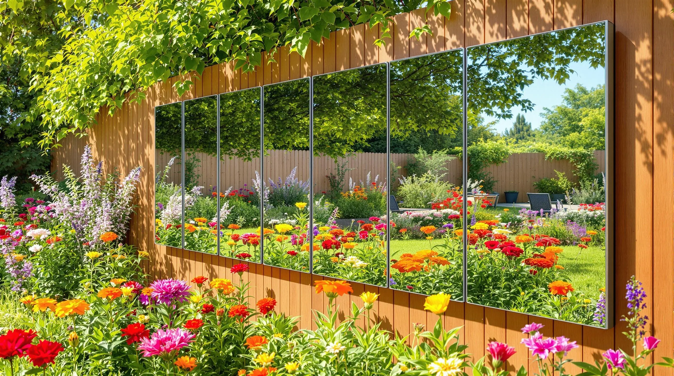 1 garden mirror ideas