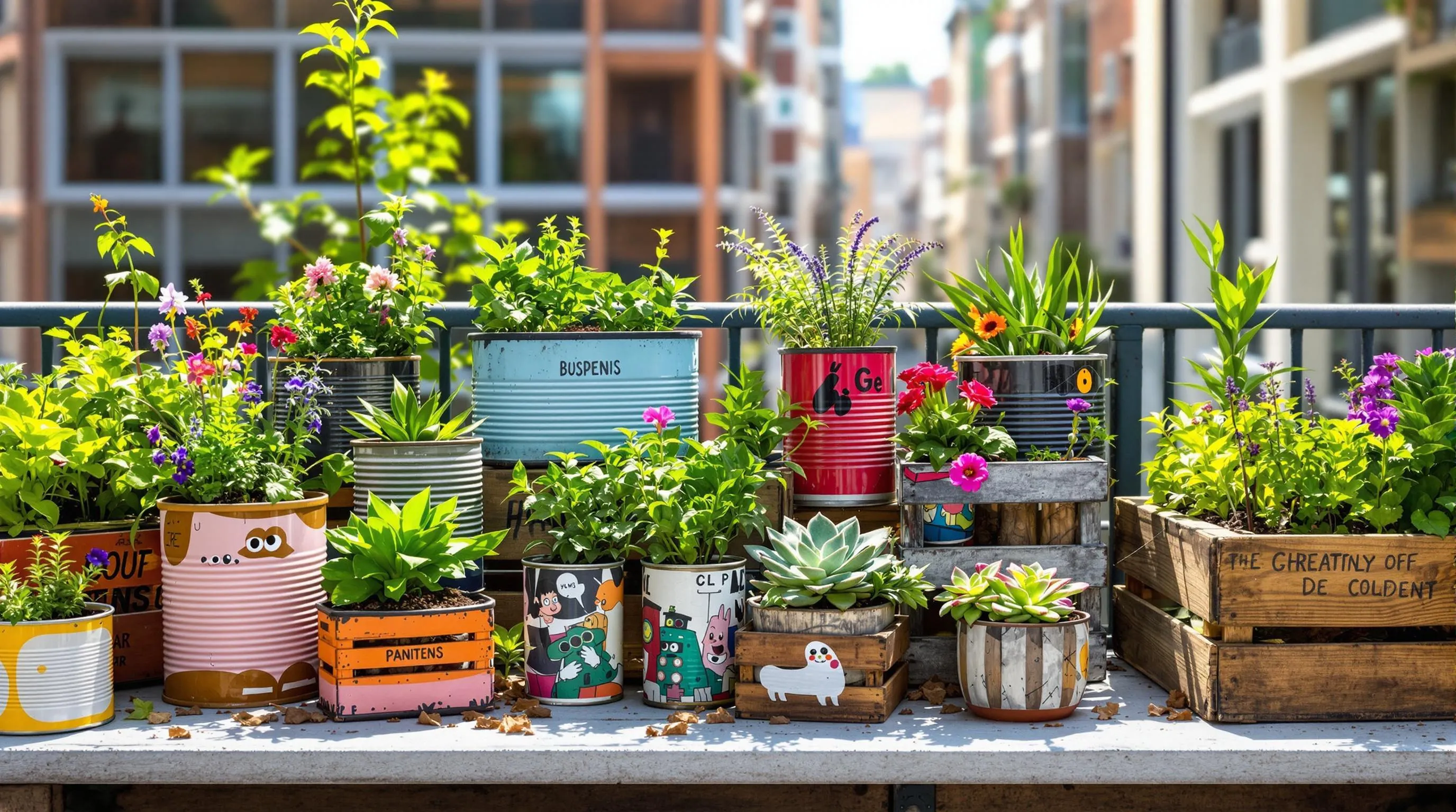 2 container gardening ideas for small spaces 2