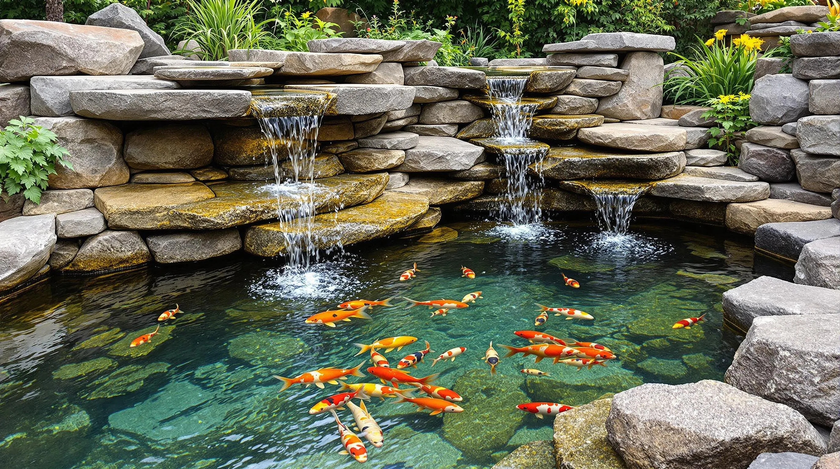 15 Stunning Koi Pond Ideas to Transform Your Backyard into a Peaceful Oasis 4 2 koi pond ideas
