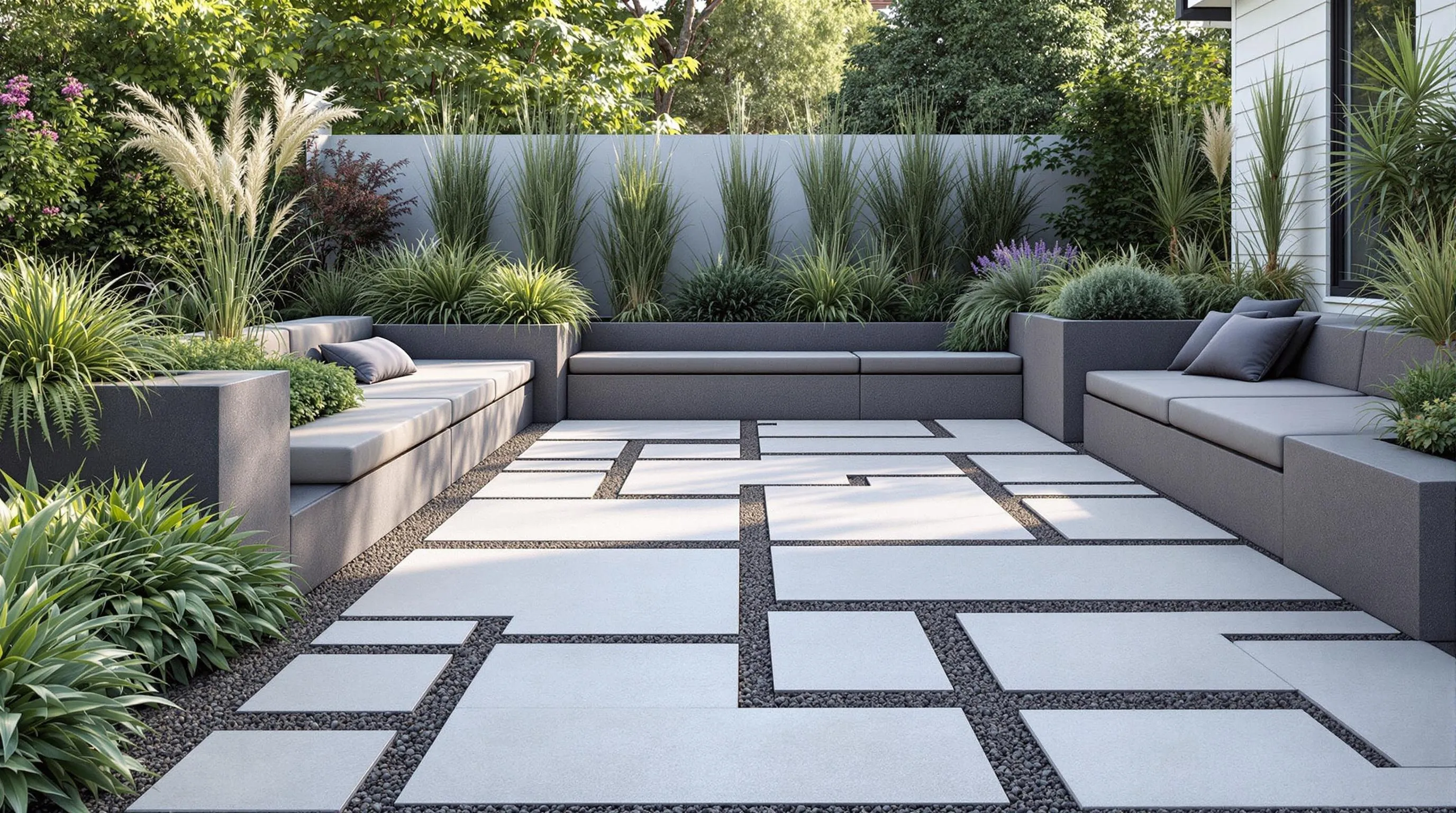 10 Stunning No-Grass Front Yard Ideas That Save Water and Boost Curb Appeal 3 2 no grass front yard ideas