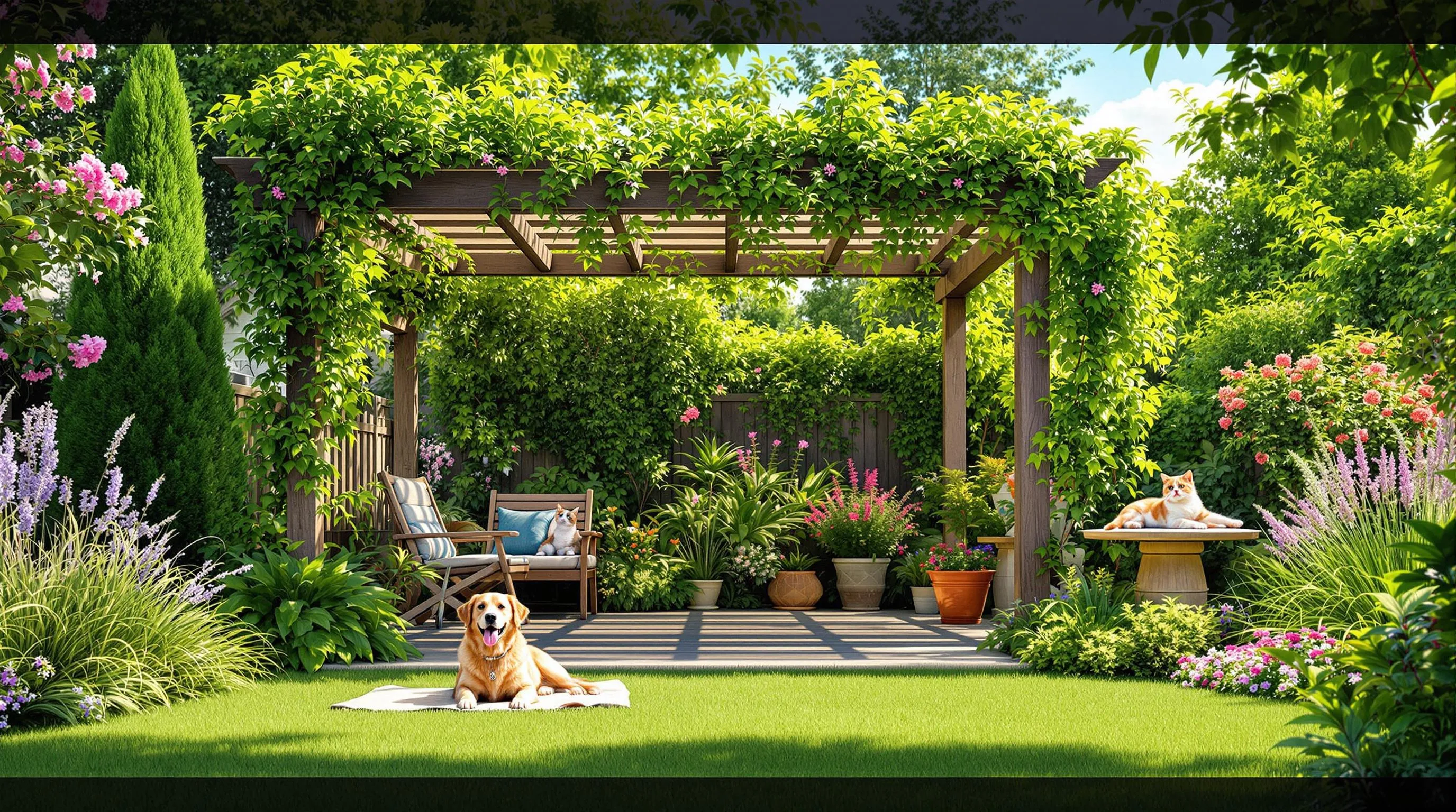 10 Brilliant Pet-Friendly Garden Ideas That Keep Your Furry Friends Safe & Happy 3 2 pet friendly garden ideas